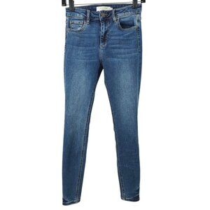 Hidden Los Angeles Skinny Jeans Womens 25 MId Rise Medium Wash Denim HD1463H-DK